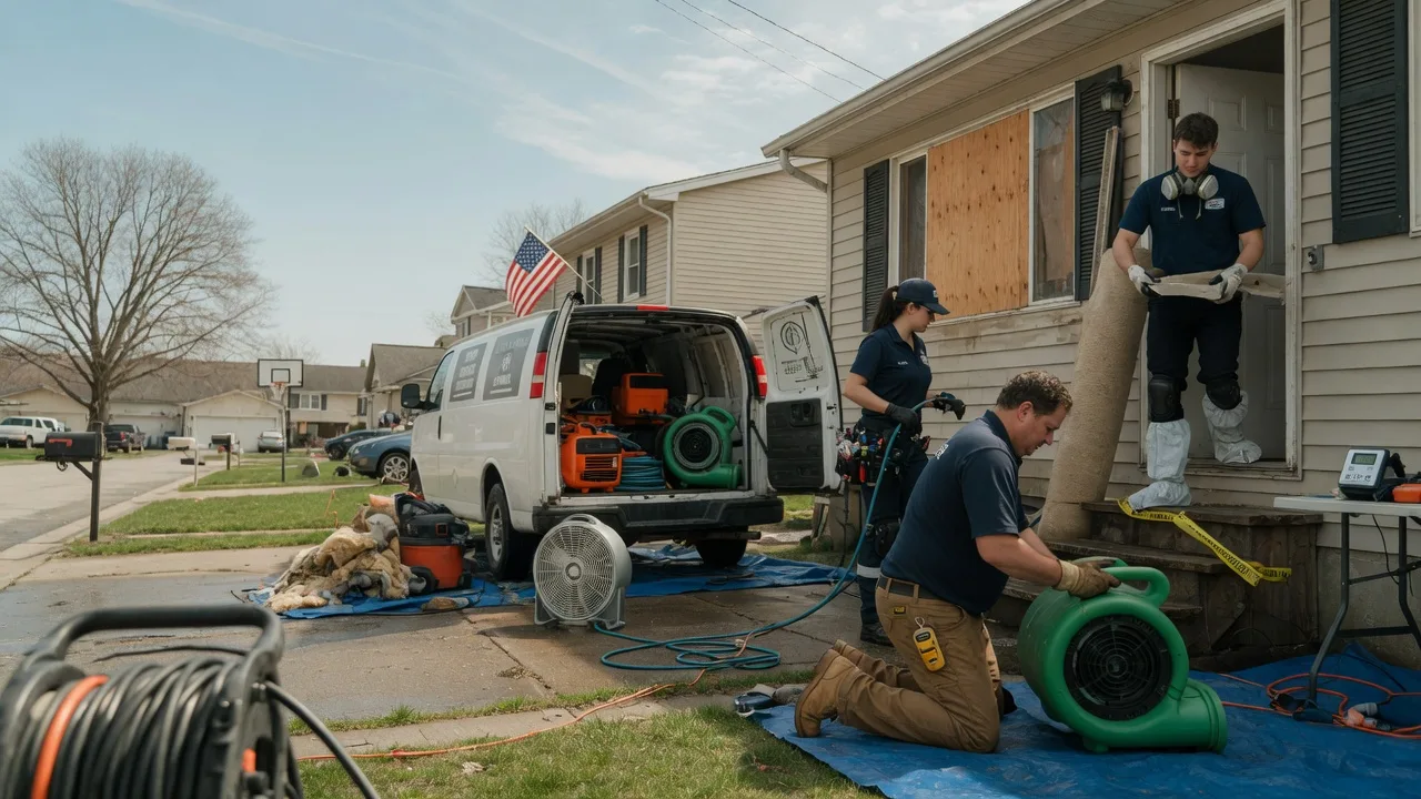 Water Damage Restoration in Green Bay, WI near me
